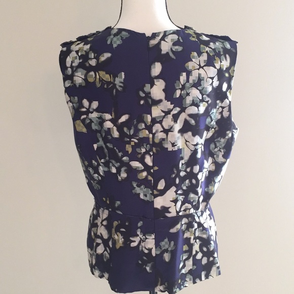 Oscar de la Renta Silk Reversible Top - Picture 6 of 7